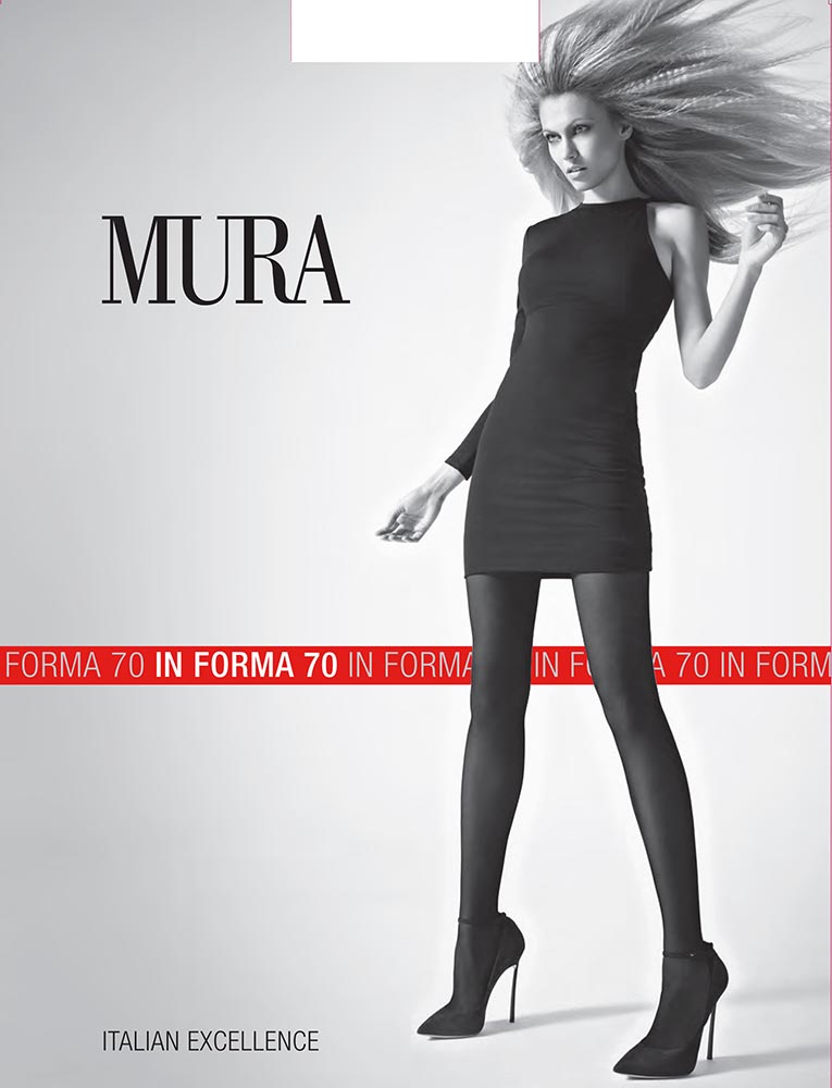 Mura Collant ITALY C3398 'Spiga Lurex' Pattern Tights - Made in  Italy